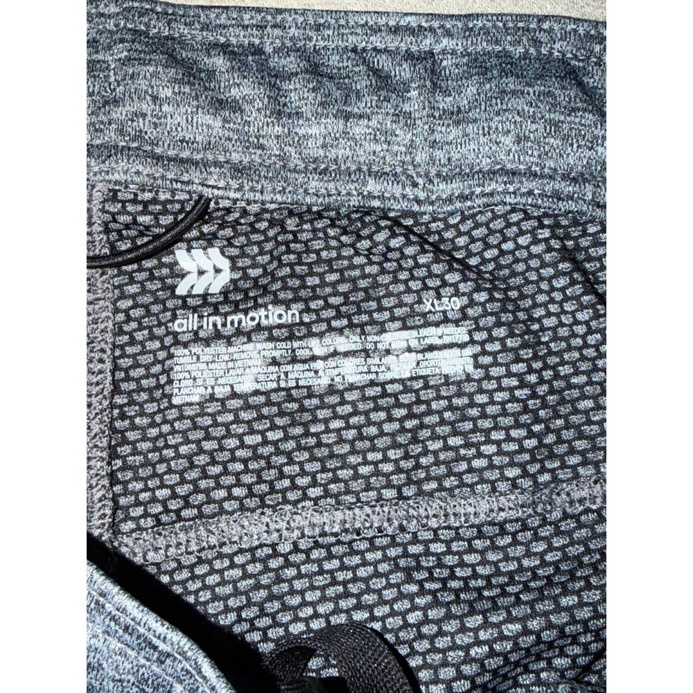 All in Motion Men's Gray Heather Jogger Pants Casual Comfort, Size XL‎ 30, NWT - Picture 5 of 6